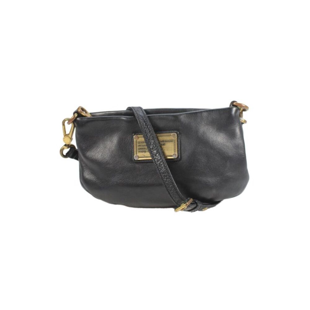 Marc By Marc Jacobs Womens Leather Small Crossbody Bag Handbag Black